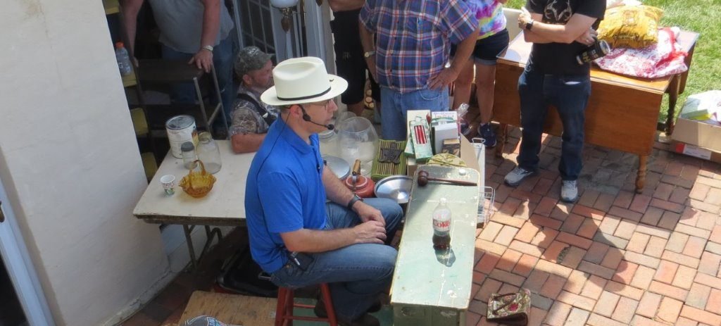 Amos McCoy calling sale at an estate auction in Franklin County Pennsylvania