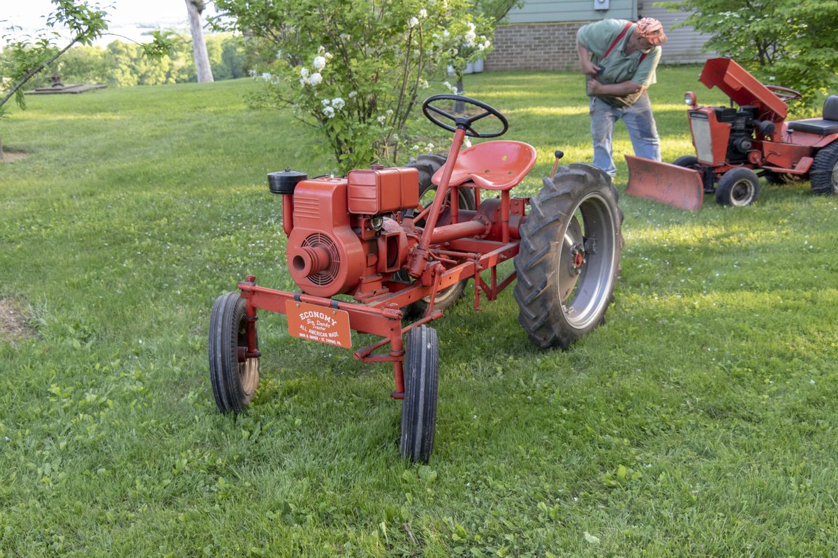 Economy Big Dandy tractor at estate auction